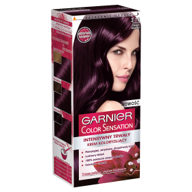 Garnier, Color Sensation, farba do włosów, 3.16 głęboki ametyst