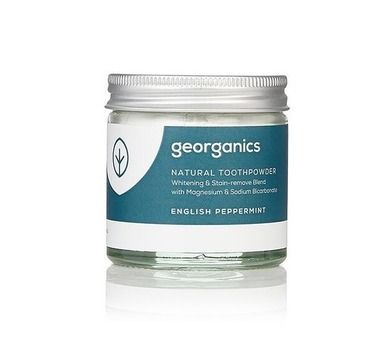 Georganics, Mineralna pasta do zębów w słoiku, English Peppermint, 60 ml