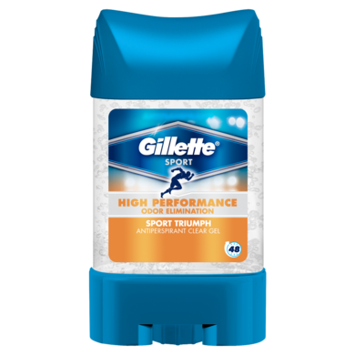 Gillette, Triumph Sport, antyperspirant w żelu dla mężczyzn, 70 ml