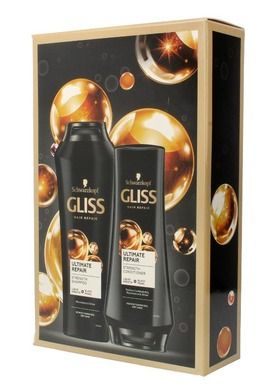 Gliss Kur, zestaw prezentowy, Ultimate Repair, szampon, 250 ml + odżywka, 200 ml
