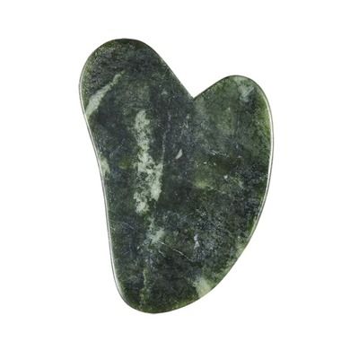 Glov, Gua Sha, kamień do masażu twarzy i szyi z jadeitu, Green