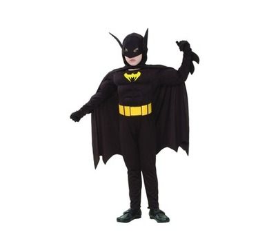 GoDan, strój karnawałowy dla dzieci, Człowiek nietoperz, rozmiar 130-140 cm