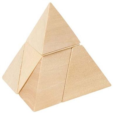 Goki, Układanka logiczna, drewniany trójkąt