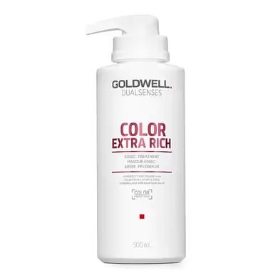 Goldwell, Dualsenses, Color Extra Rich 60sec Treatment, 60-sekundowa kuracja nabłyszczająca do włosów grubych i opornych, 500 ml