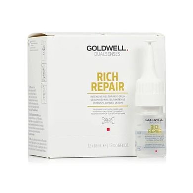 Goldwell, Dualsenses, Rich Repair Intensive Conditioning Serum, serum w ampułkach do włosów zniszczonych, 12-18 ml