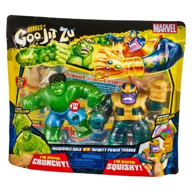 Goo Jit Zu Marvel, Hulk Vs Thanos, figurki