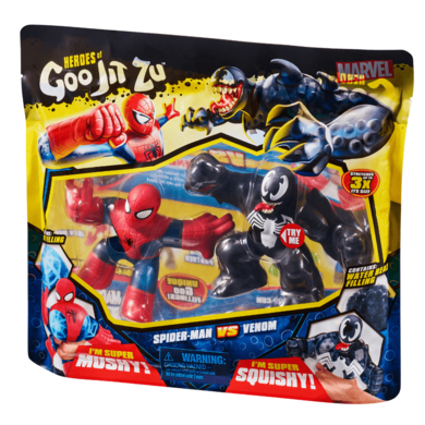 Goo Jit Zu, Marvel, Spider-Man vs. Venom, elastyczne figurki, 2 szt.