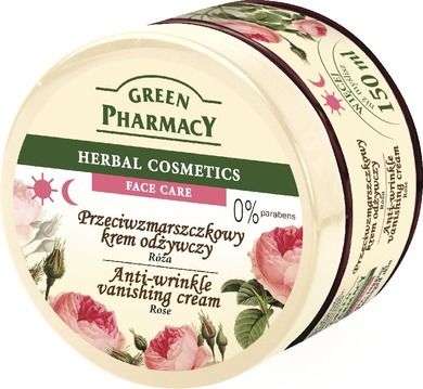 Green Pharmacy, Herbal Cosmetics, przeciwzmarszczkowy krem do twarzy z różą