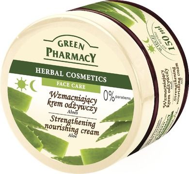 Green Pharmacy, Herbal Cosmetics, wzmacniający krem do twarzy z aloesem