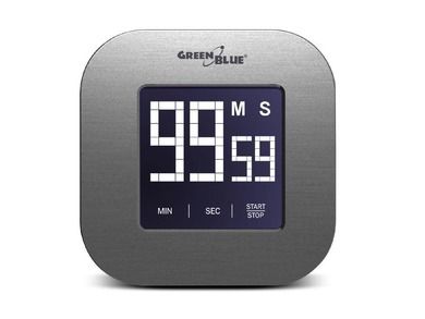 GreenBlue, cyfrowy timer, stoper, minutnik magnetyczny z dodatkowym ekranem, GB524