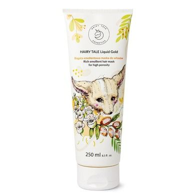 HAIRY TALE, Liquid Gold, bogata emolientowa maska do włosów o wysokiej porowatości, 250 ml
