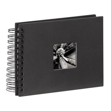 Hama, Fine Art, album, 50 stron, 24-17 cm, czarne kartki, czarny
