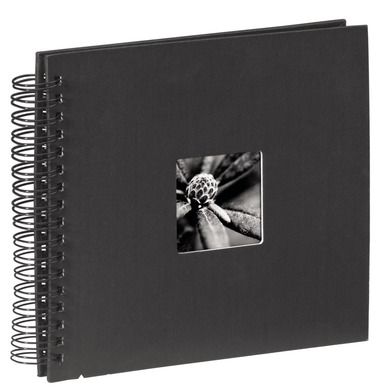 Hama, Fine Art, album, 50 stron, 28-24 cm, czarne kartki, czarny