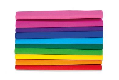 Happy Color, bibuła marszczona, mix tęcza, 10 kolorów, 25-200 cm, 10 rolek