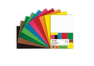 Happy Color, filc dekoracyjny, 10 arkuszy, 20-30 cm, 1,5 mm