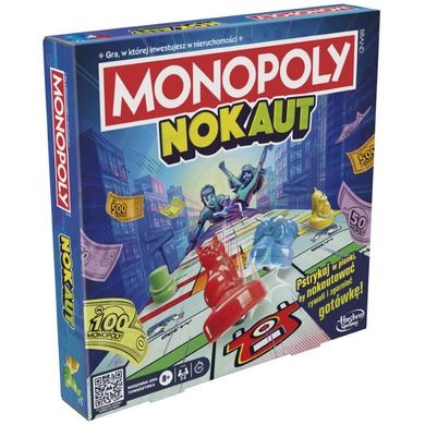 Hasbro, Monopoly Nokaut, rodzinna gra ekonomiczna