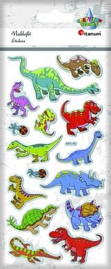 Hasta, Titanum Craft-fun Series, naklejki wypukłe, dinozaury