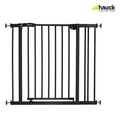 Hauck, bramka zabezpieczająca, Close 'n Safe + 9 cm rozszerzenie, Charcoal