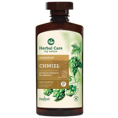 Herbal Care, szampon chmielowy nadający objętość, 330 ml