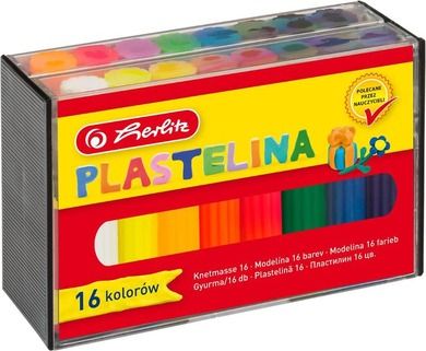 Herlitz, plastelina, 16 kolorów