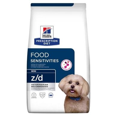 Hill"s, Canine, Food Sensitivities, z/d, Mini, sucha karma dla psa, 1 kg