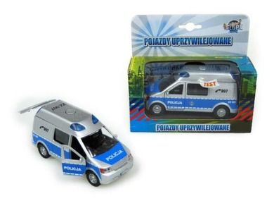 Hipo, Policja, Van, pojazd ze światłem i dźwiękiem, 14 cm