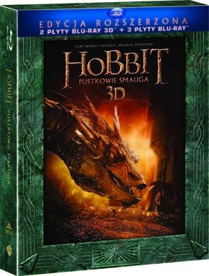 Hobbit: Pustkowie Smauga. Wydanie rozszerzone. Blu-Ray 3D