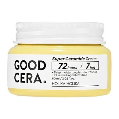 Holika Holika, Good Cera Super Ceramide Cream, długotrwale nawilżający krem do cery suchej i wrażliwej, 60 ml