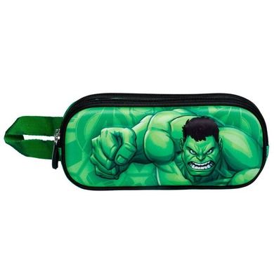 Hulk, piórnik 3D, 2-komorowy, premium