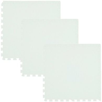 Humbi, mata piankowa, puzzle, białe, 3 szt. 62-62-1 cm