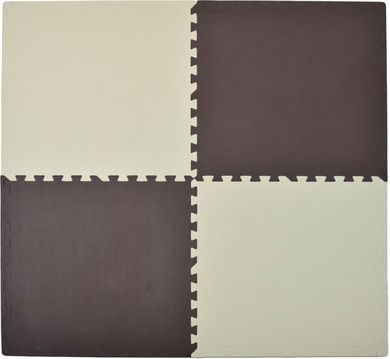 Humbi, mata piankowa, puzzle, kremowo-brązowa, 62-62-1 cm, 4 szt.