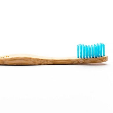 Humble, Brush Soft, ekologiczna szczoteczka do zębów z bambusa, z niebieskim włosiem, miękka