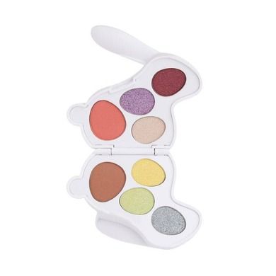 I Heart Revolution, Bunny Shadow Palette, paletka cieni do powiek, Fluffy - królik biały