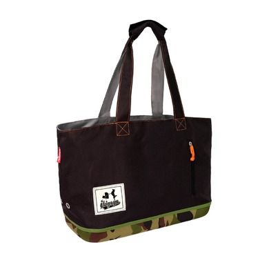 Ibiyaya, Camouflage, torba na ramię dla psa lub kota, FC1671-BC, czarna
