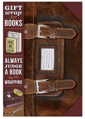 If, Gift Wrap, Leather satchel, papier prezentowy na książki