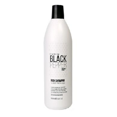 Inebrya, Black Pepper Iron Shampoo, wzmacniający szampon nawilżający do włosów, 1000 ml