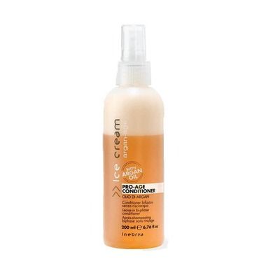 Inebrya, Ice Cream, Pro-Age Conditioner, dwufazowa odżywka do włosów z olejkiem arganowym, 200 ml