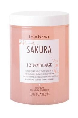 Inebrya, Sakura Restorative Mask, wzmacniająca maska do włosów, 1000 ml