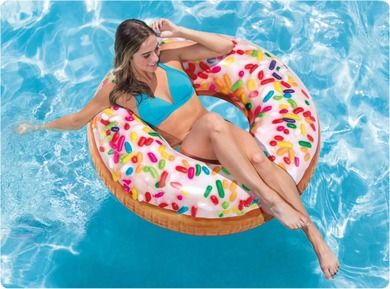 Intex, donut, koło do pływania, średnica 99 cm