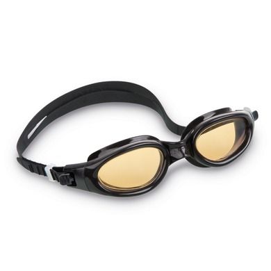 Intex, okulary do pływania, anti fog, pomarańczowe