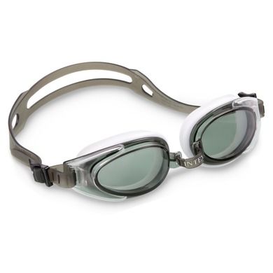Intex, sportowe okularki do pływania, białe