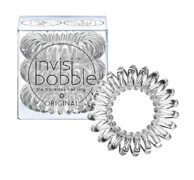 Invisibobble, Original Hair Ring. gumki do włosów. Crystal Clear, 3 szt.