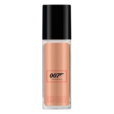James Bond, 007 For Woman II, dezodorant, spray szkło, 75 ml