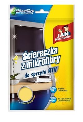 Jan Niezbędny, ściereczka z mikrofibry do sprzętu RTV, 1 szt.
