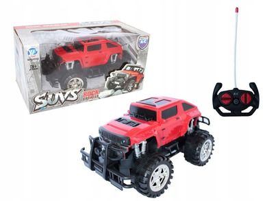 Jeep, pojazd zdalnie sterowany z ładowarką, 1:18