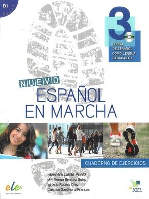 Język hiszpański. Nuevo Espanol en marcha 3. Ćwiczenia + CD