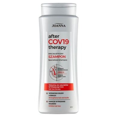 Joanna, After Cov19 Therapy, specjalistyczny szampon do włosów wypadających, 400 ml