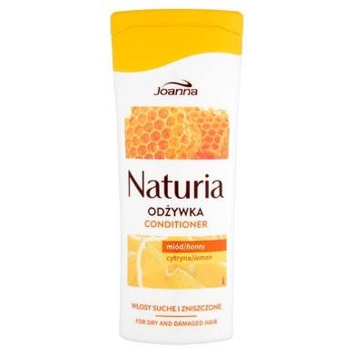 Joanna, Naturia, odżywka do włosów suchych i zniszczonych, Miód i Cytryna, 200 g