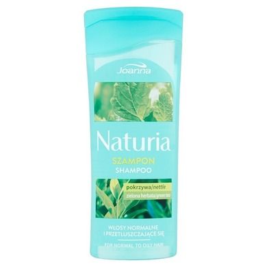 Joanna, Naturia, szampon do włosów normalnych i przetłuszczających się, Pokrzywa i Zielona Herbata, 200 ml