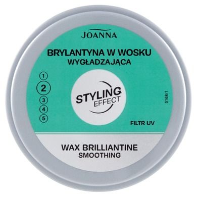 Joanna, Styling Effect, Wygładzenie, brylantyna w wosku, 45 g